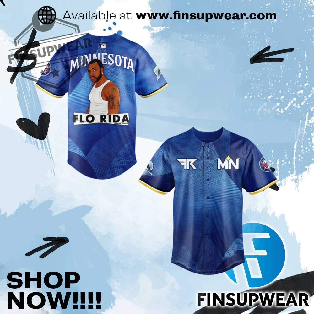 Minnesota Twins X Flo Rida Postgame Concert Limited Edition Baseball Jersey 1 Minnesota Twins x Flo Rida Postgame Concert Limited Edition Baseball Jersey