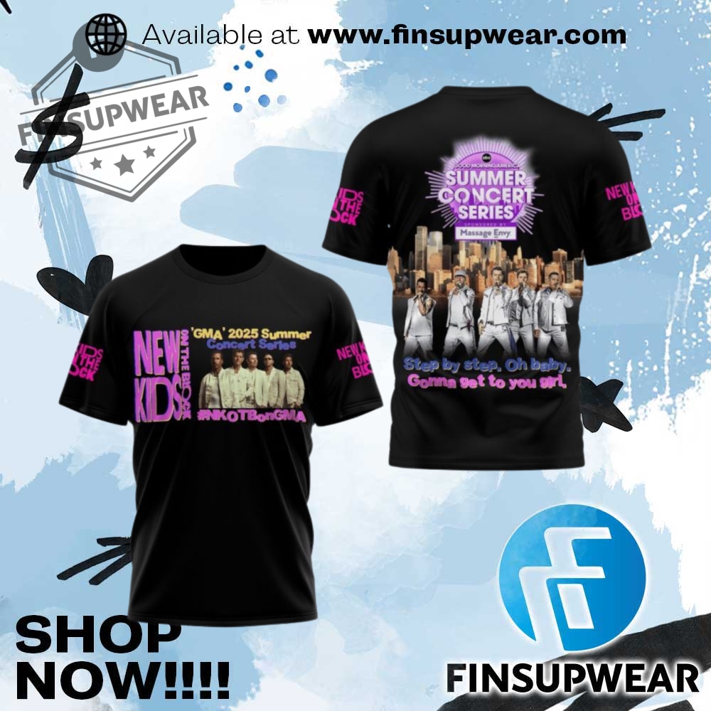 New Kids On The Block Summer Concert Series 2025 Shirt 1 New Kids On The Block Summer Concert Series 2025 Shirt