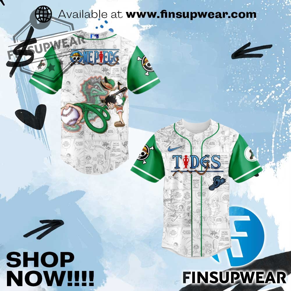 Norfolk Tides One Piece Night Game Limited Edition Baseball Jersey 1 Norfolk Tides One Piece Night Game Limited Edition Baseball Jersey