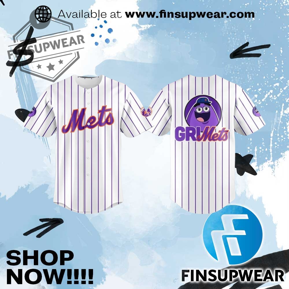 Grimets Mets X Grimace Jersey 1 Grimets Mets x Grimace Jersey