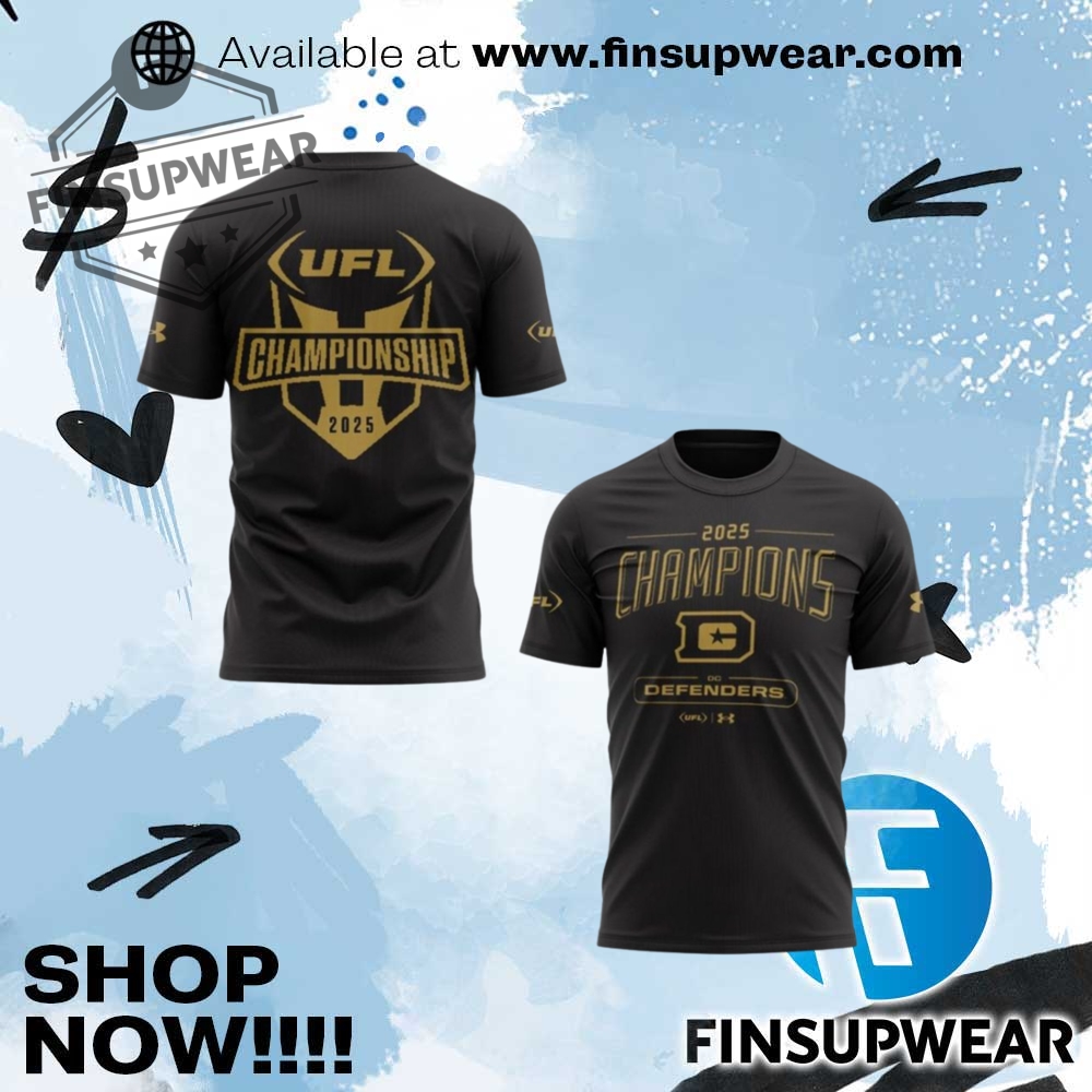 Dc Defenders 2025 Ufl Champions Limited Edition Shirt 1 DC Defenders 2025 UFL Champions Limited Edition Shirt
