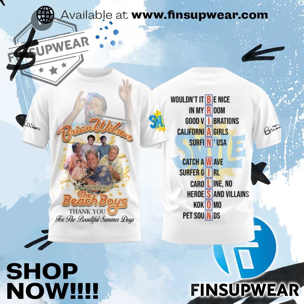 Remembering Beach Boys Icon Brian Wilson Special Shirt 1 Remembering Beach Boys Icon Brian Wilson Special Shirt