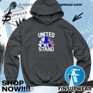 United We Stand With Israel Shirt Hoodie Retro finsupwear 5