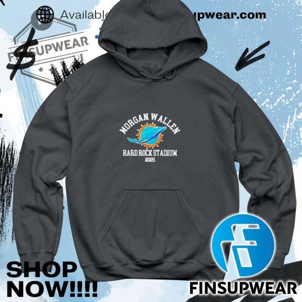 Morgan Wallen Miami Dolphins Hard Rock Stadium 2025 Shirt finsupwear 5