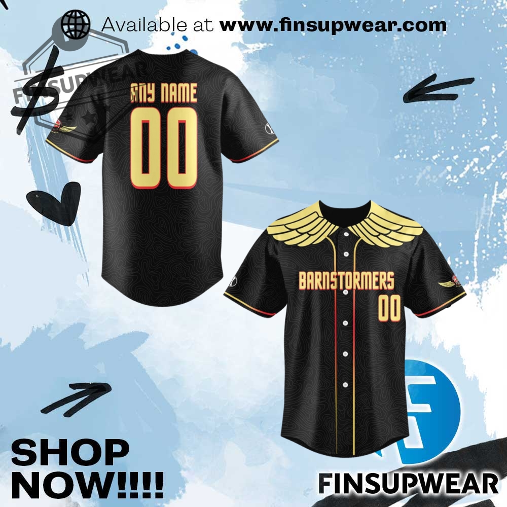 Iowa Barnstormers Personalized Limited Edition Baseball Jersey 1 Iowa Barnstormers Personalized Limited Edition Baseball Jersey