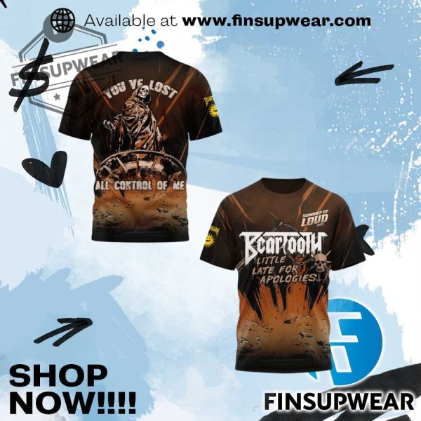 Beartooth Summer Of Loud Tour 2025 Limited Shirt finsupwear 1