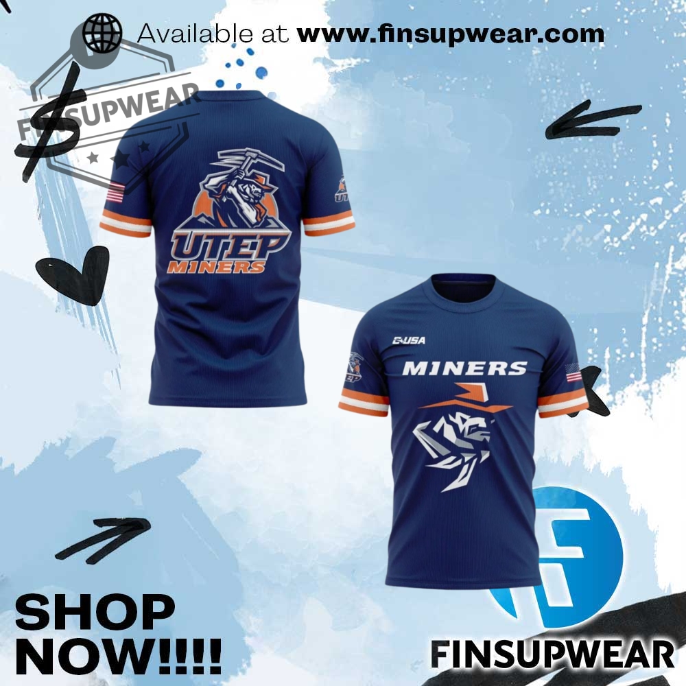 Utep Miners Football Ncaa Uniform Shirt 1 UTEP Miners Football NCAA Uniform shirt