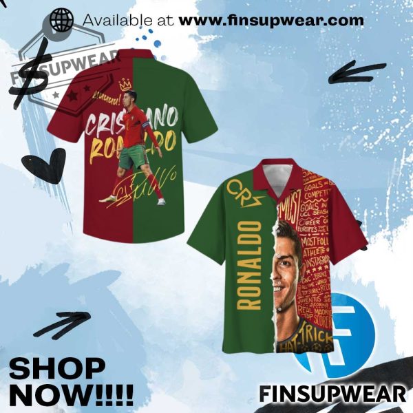 Cr7 Siuuu Hawaiian Shirt finsupwear 1