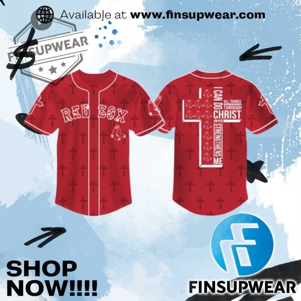 Red Sox I Can Do All Things Through Christ Jersey finsupwear 1