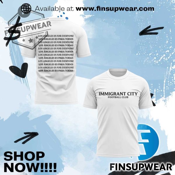 Immigrant City Football Club La Angel Shirt finsupwear 1
