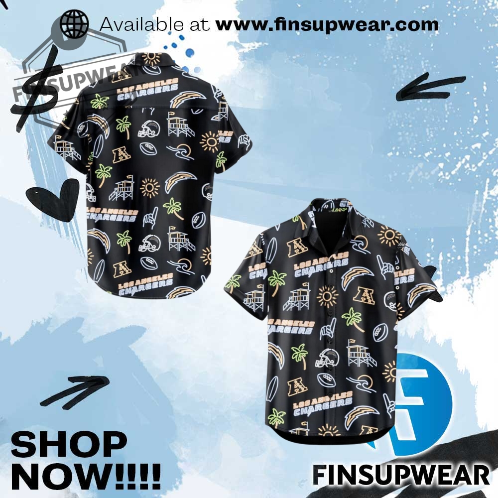 Los Angeles Chargers Summer Limited Edition Hawaiian Shirt 1 Los Angeles Chargers Summer Limited Edition Hawaiian Shirt