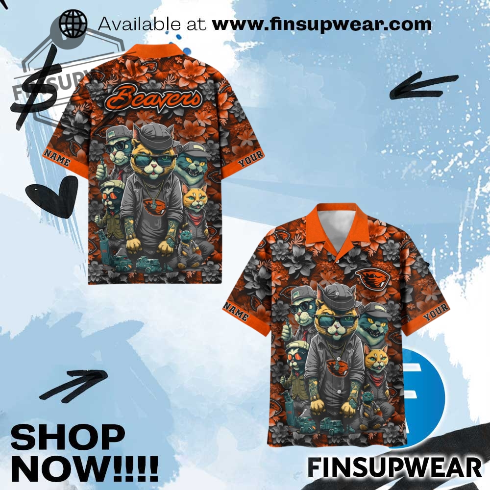 Oregon State Beavers Limited Edition Hawaiian Shirt 1 Oregon State Beavers Limited Edition Hawaiian Shirt