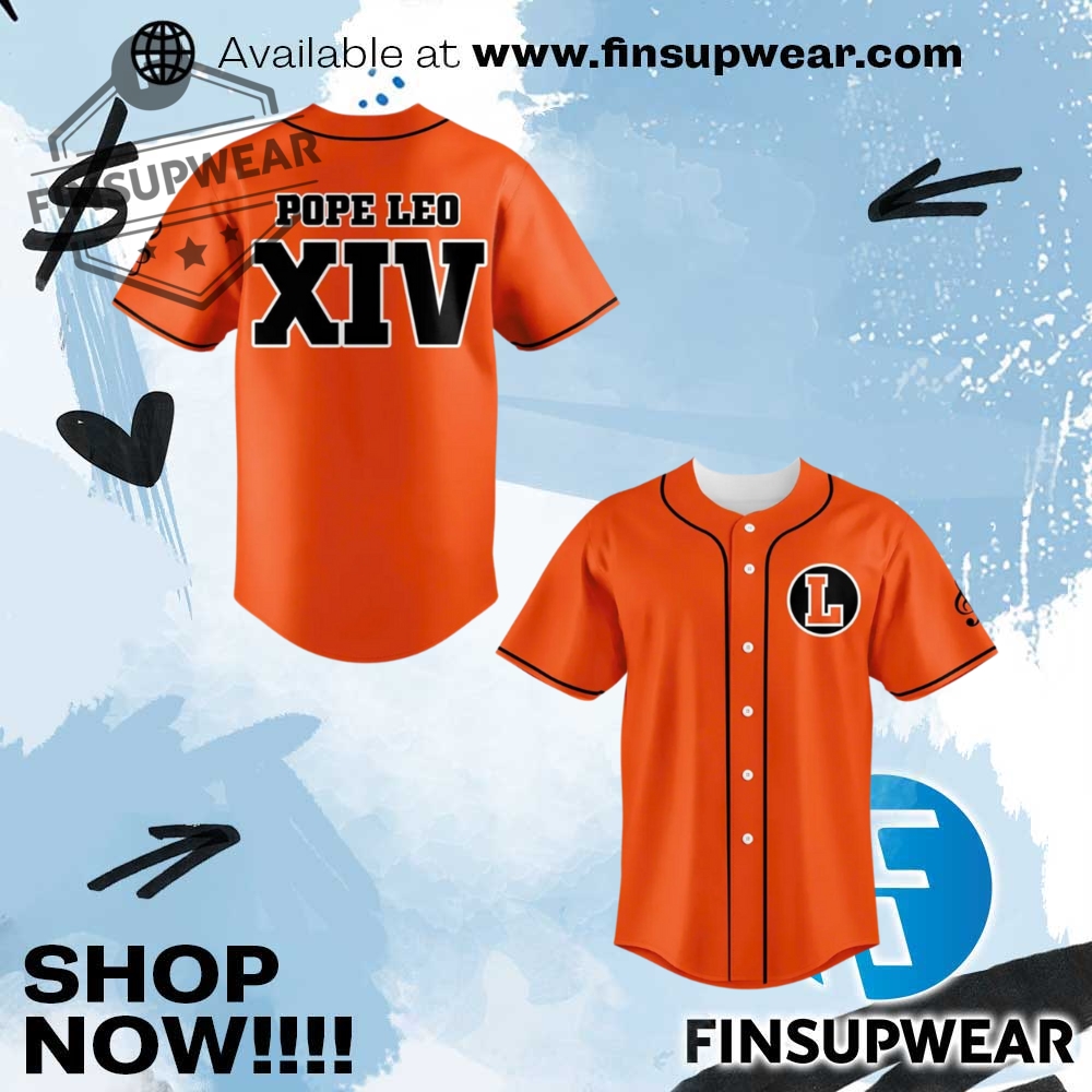 Leo Catholic High School Pope Leo Xiv Baseball Jersey