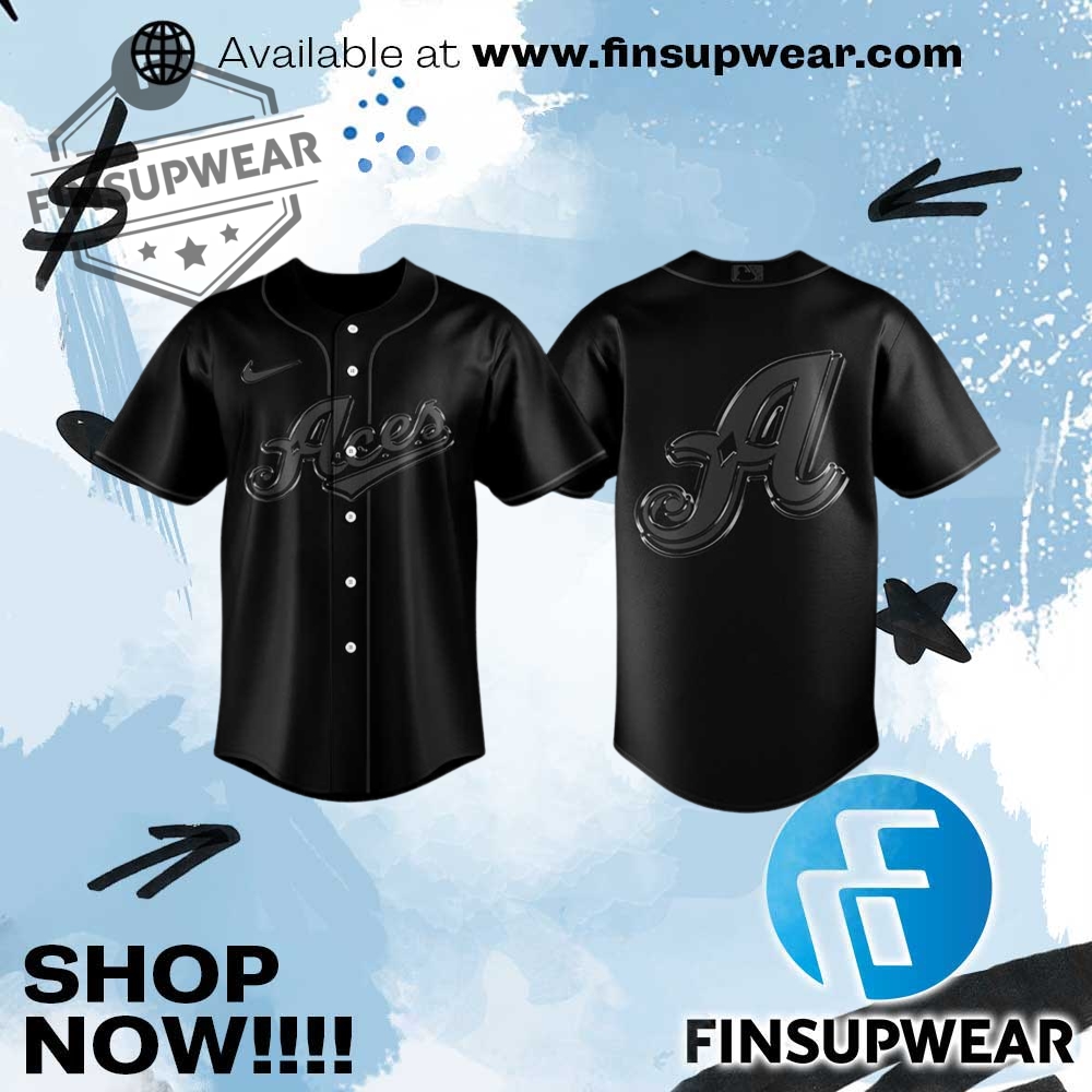 Reno Aces Back In Black Limited Edition Baseball Jersey
