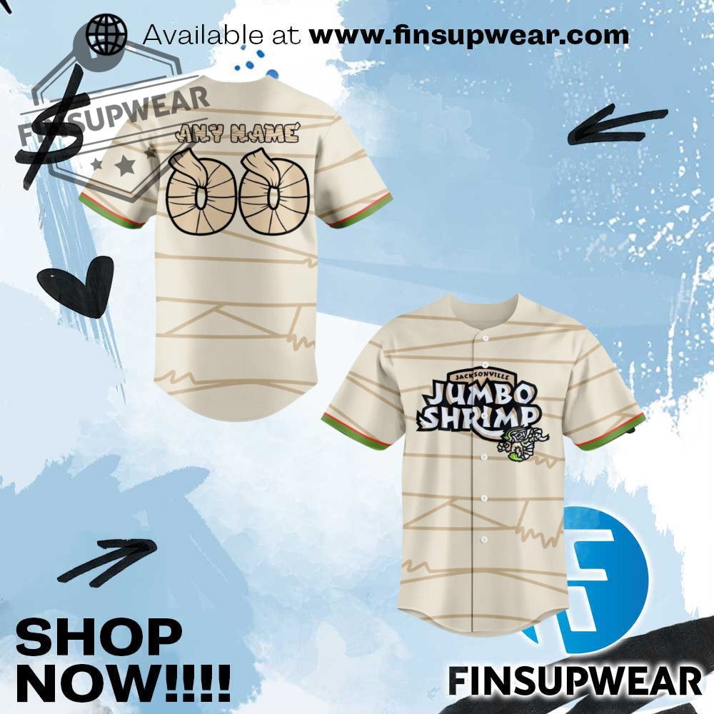 Jacksonville Jumbo Shrimp 2025 Mummy Limited Edition Baseball Jersey