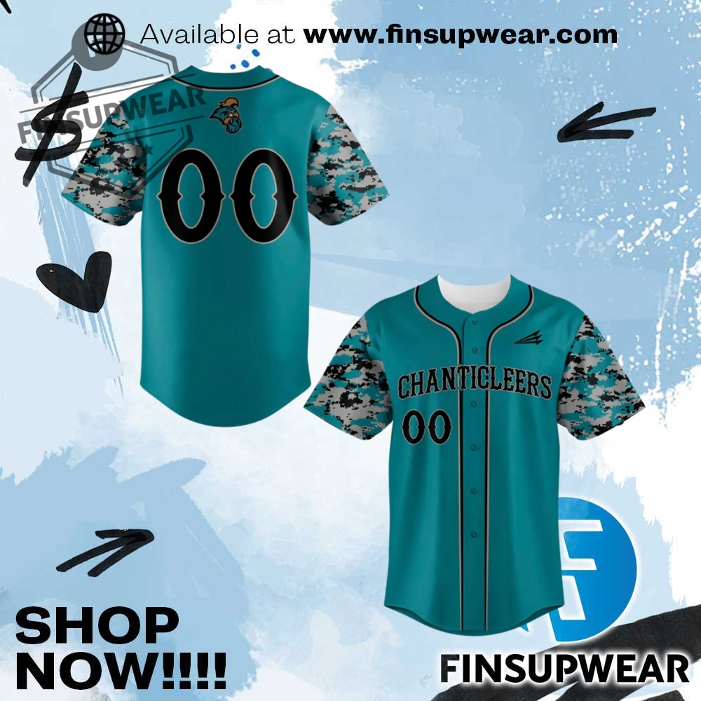 Coastal Carolina Chanticleers Limited Edition Camo Baseball Jersey