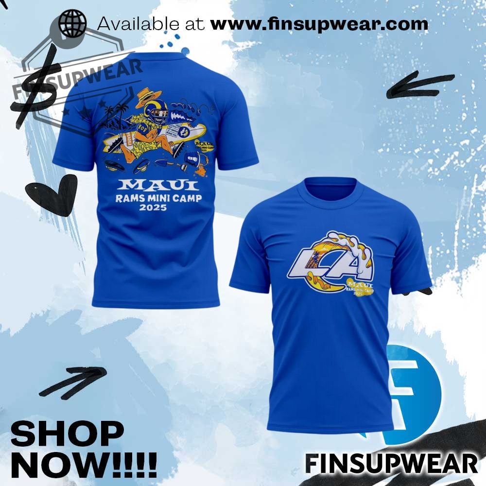 Los Angeles Rams Iconic Wave Artwork Wailea Village Shirt 1 Los Angeles Rams Iconic Wave Artwork Wailea Village Shirt