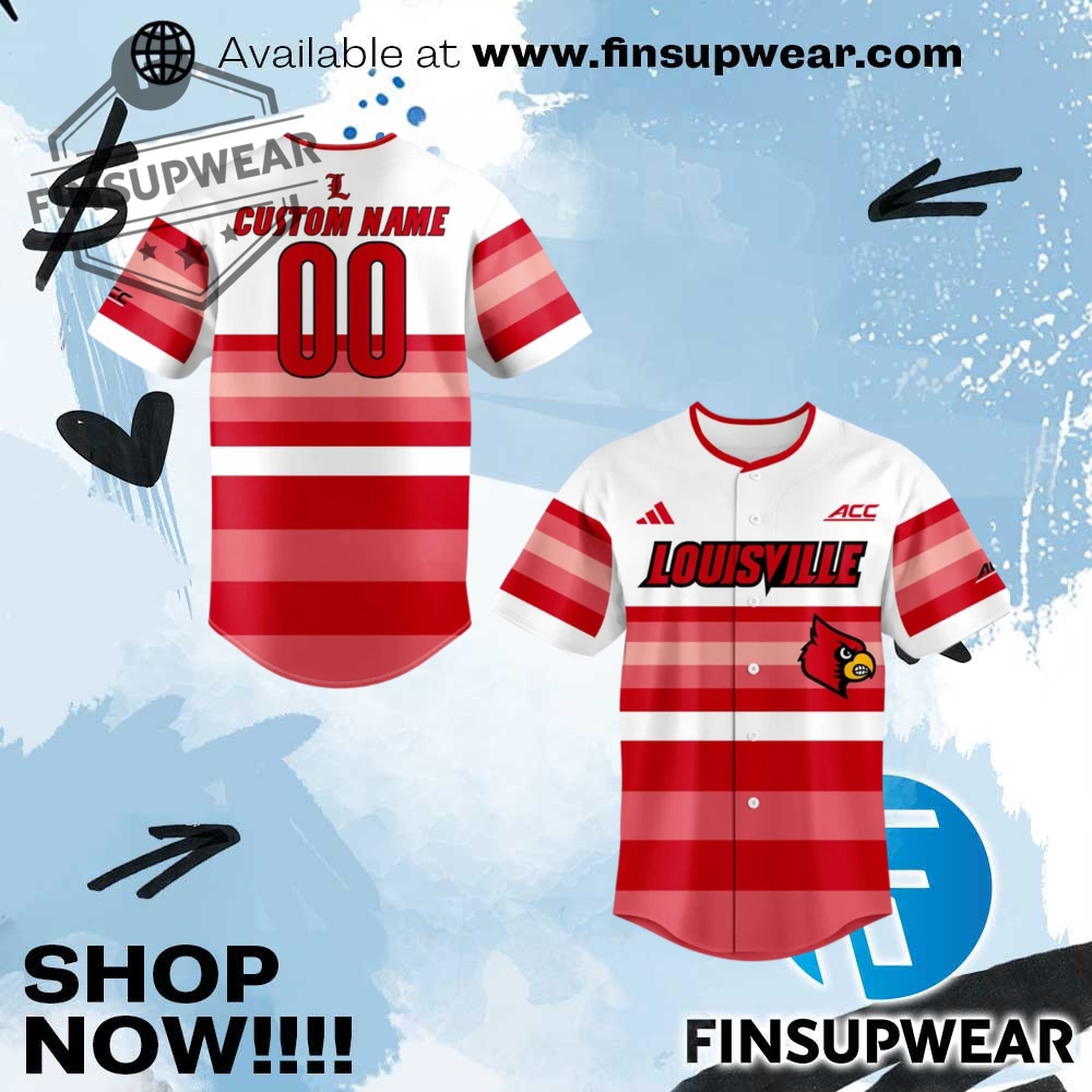 Louisville Cardinals 2025 Gameday Baseball Jersey 1 Louisville Cardinals 2025 Gameday Baseball Jersey
