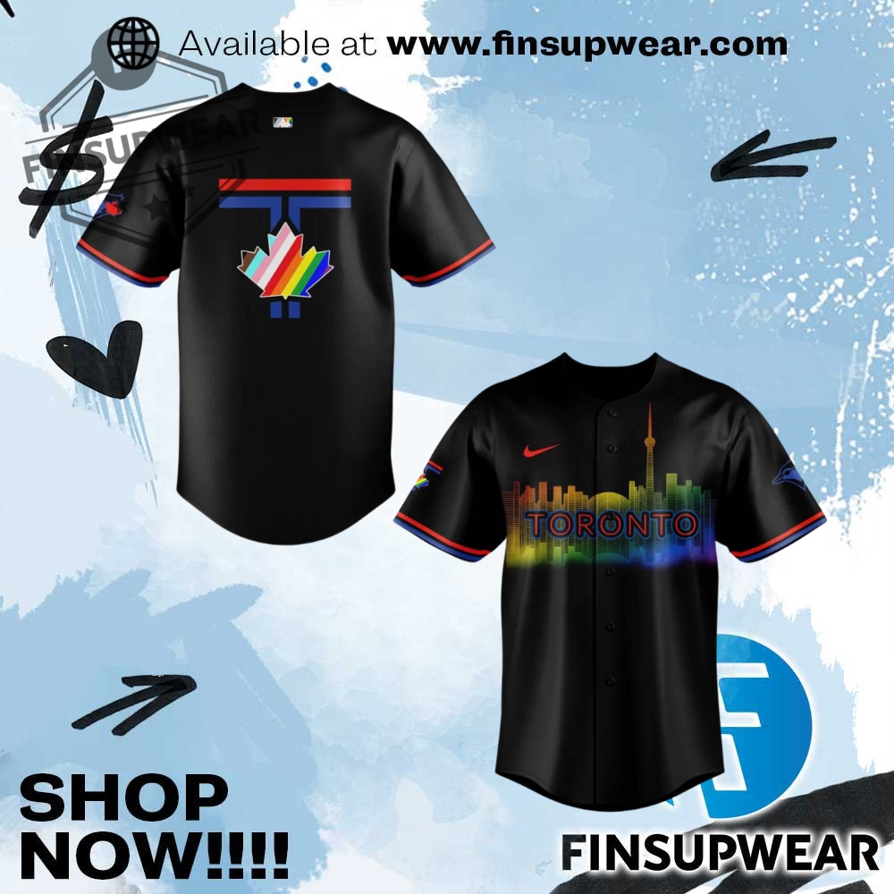 Toronto Blue Jays 2025 Pride Night Limited Edition Baseball Jersey 1 Toronto Blue Jays 2025 Pride Night Limited Edition Baseball Jersey