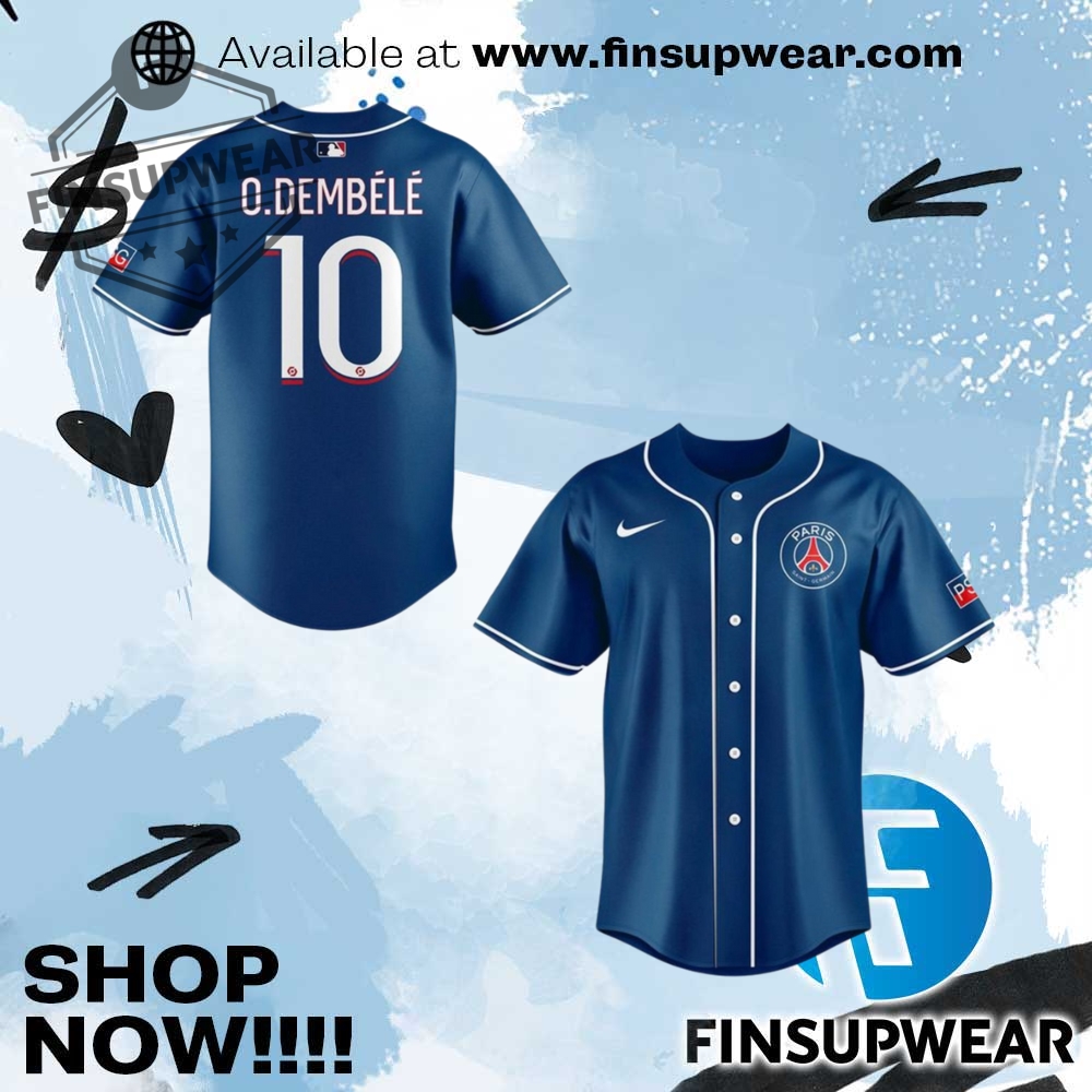 Paris Saintgermain X Mlb Club World Cup Game Road Baseball Jersey 1 Paris Saint-Germain x MLB Club World Cup Game Road Baseball Jersey
