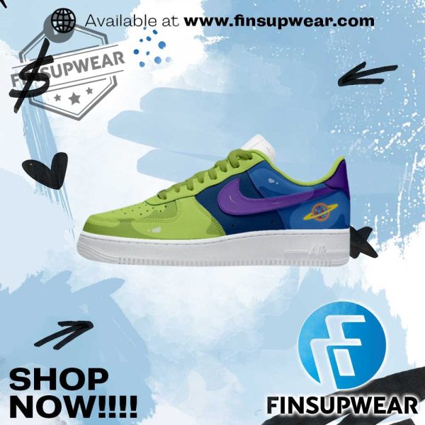 Toy Story Little Green Aliens Special Air Force 1 Sneaker finsupwear 1