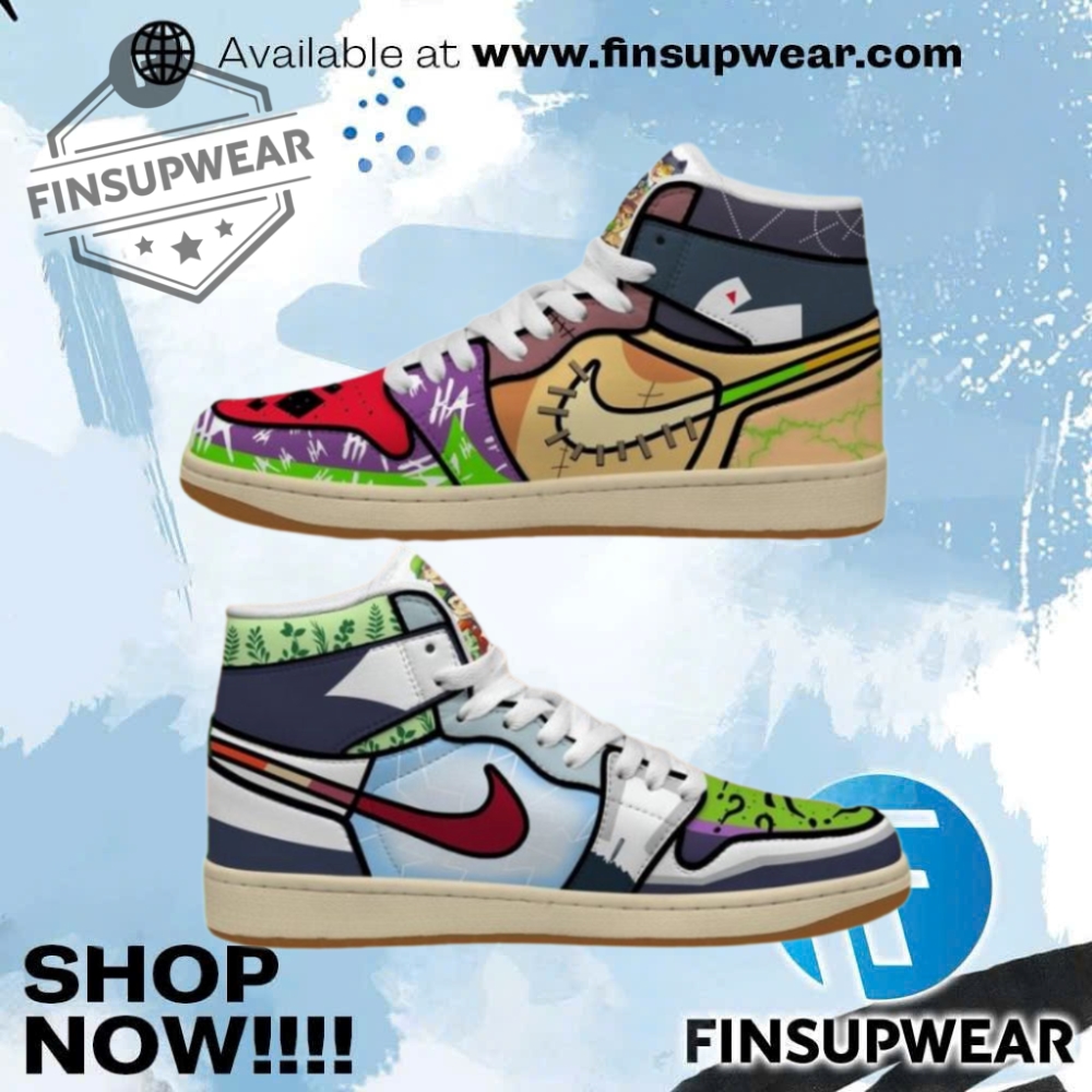Batman Villians Air Jordan 1 High Top Shoes