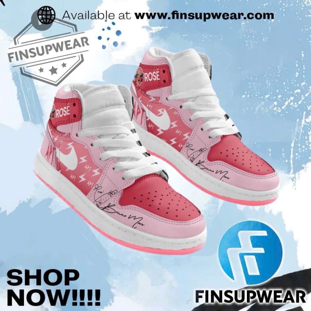 Bruno Mars And Rosé Air Jordan 1 Shoes