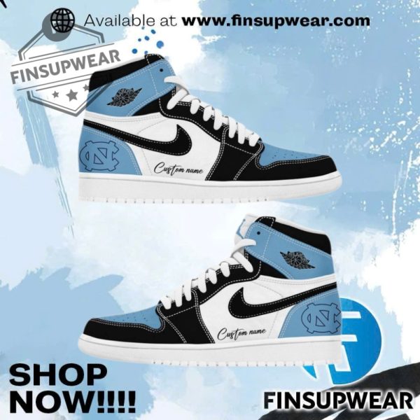 North Carolina Tar Heels Jumpman Custom Air Jordan 1 finsupwear 1