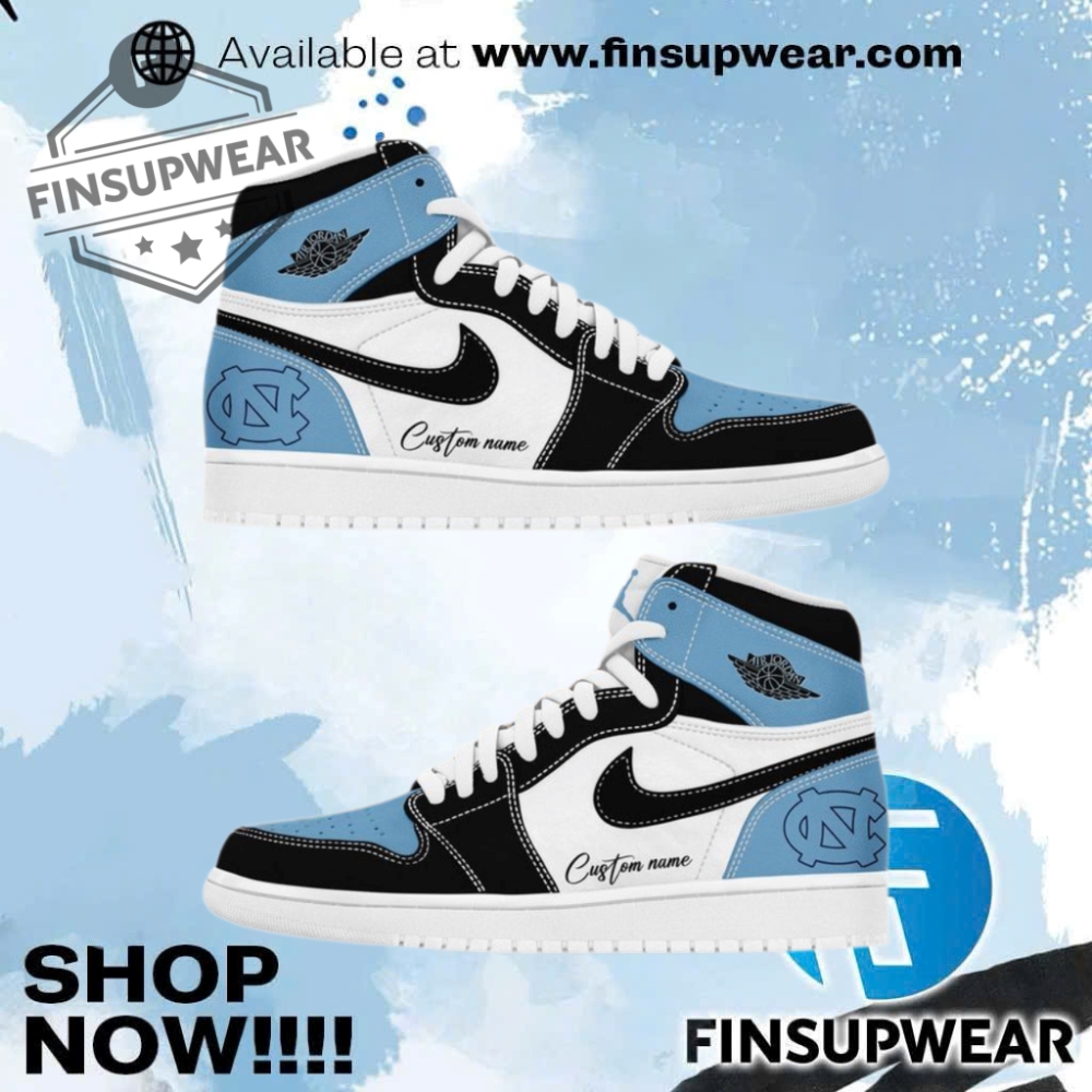 North Carolina Tar Heels Jumpman Custom Air Jordan 1