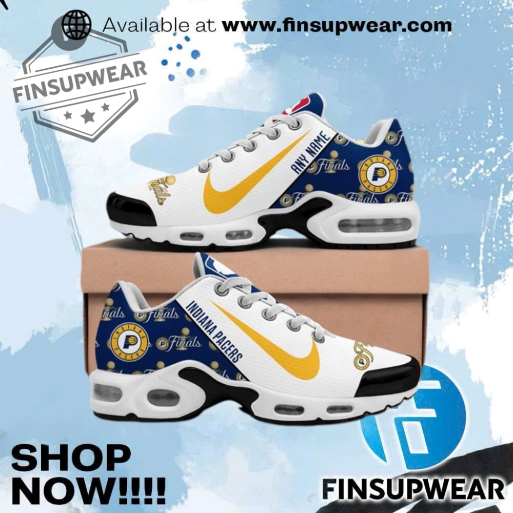 Indiana Pacers Custom Name Nike Tn Air Max Shoes 1 Indiana Pacers Custom Name Nike TN Air Max Shoes