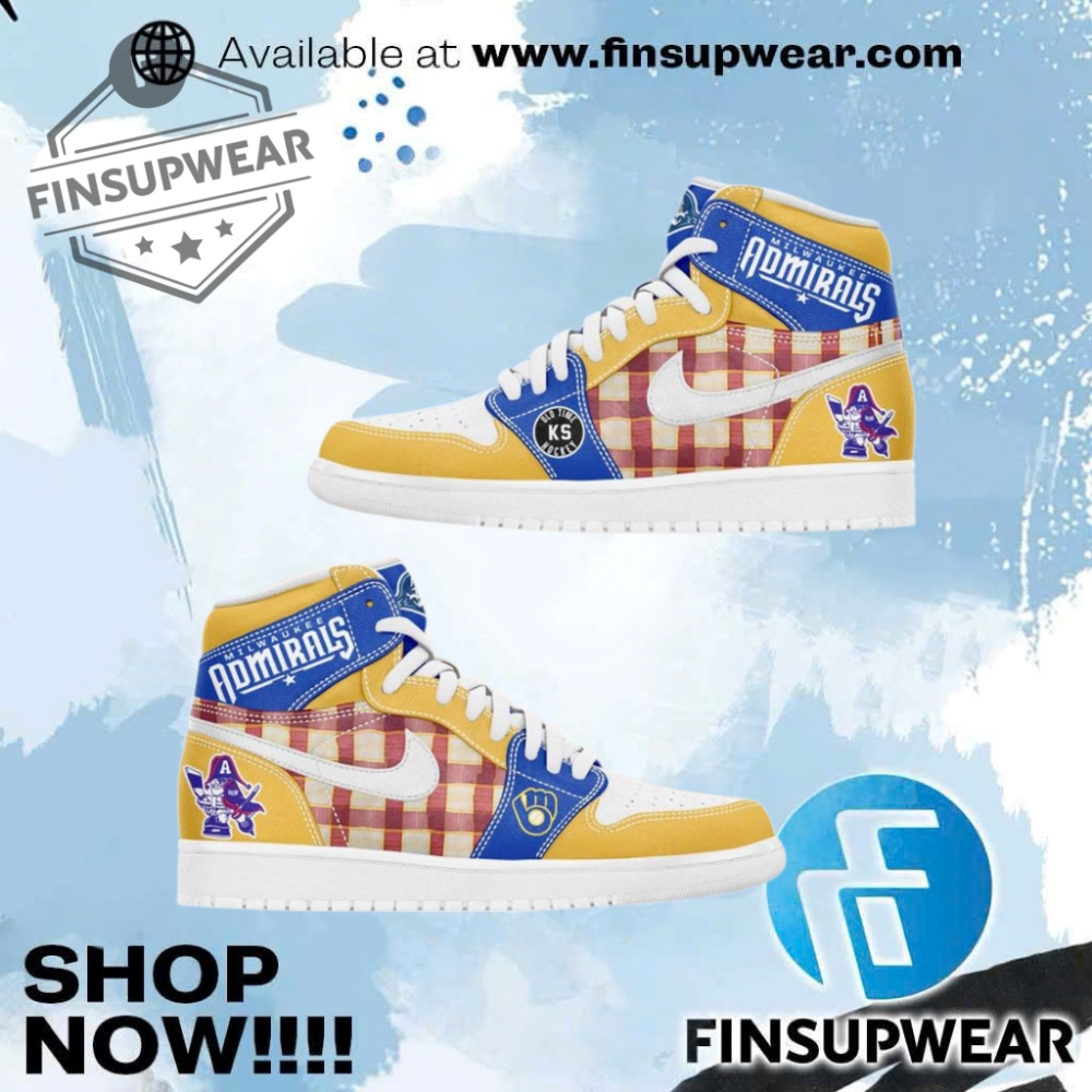 Bob Uecker X Admirals Limited Edition Air Jordan 1 1 Bob Uecker x Admirals Limited Edition Air Jordan 1