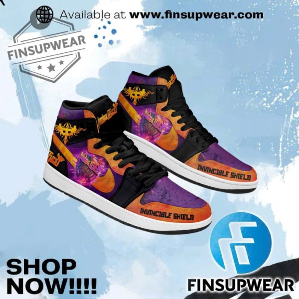 Judas Priest Shield Of Pain Tour 2025 Premium Air Jordan 1 finsupwear 1