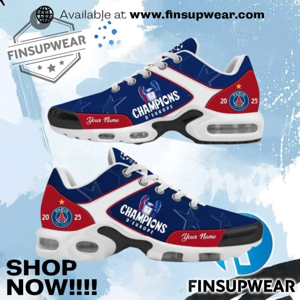 Paris Saintgermain Champions Of Europe 2025 Air Max Shoes 1 Paris Saint-Germain Champions of Europe 2025 Air Max Shoes
