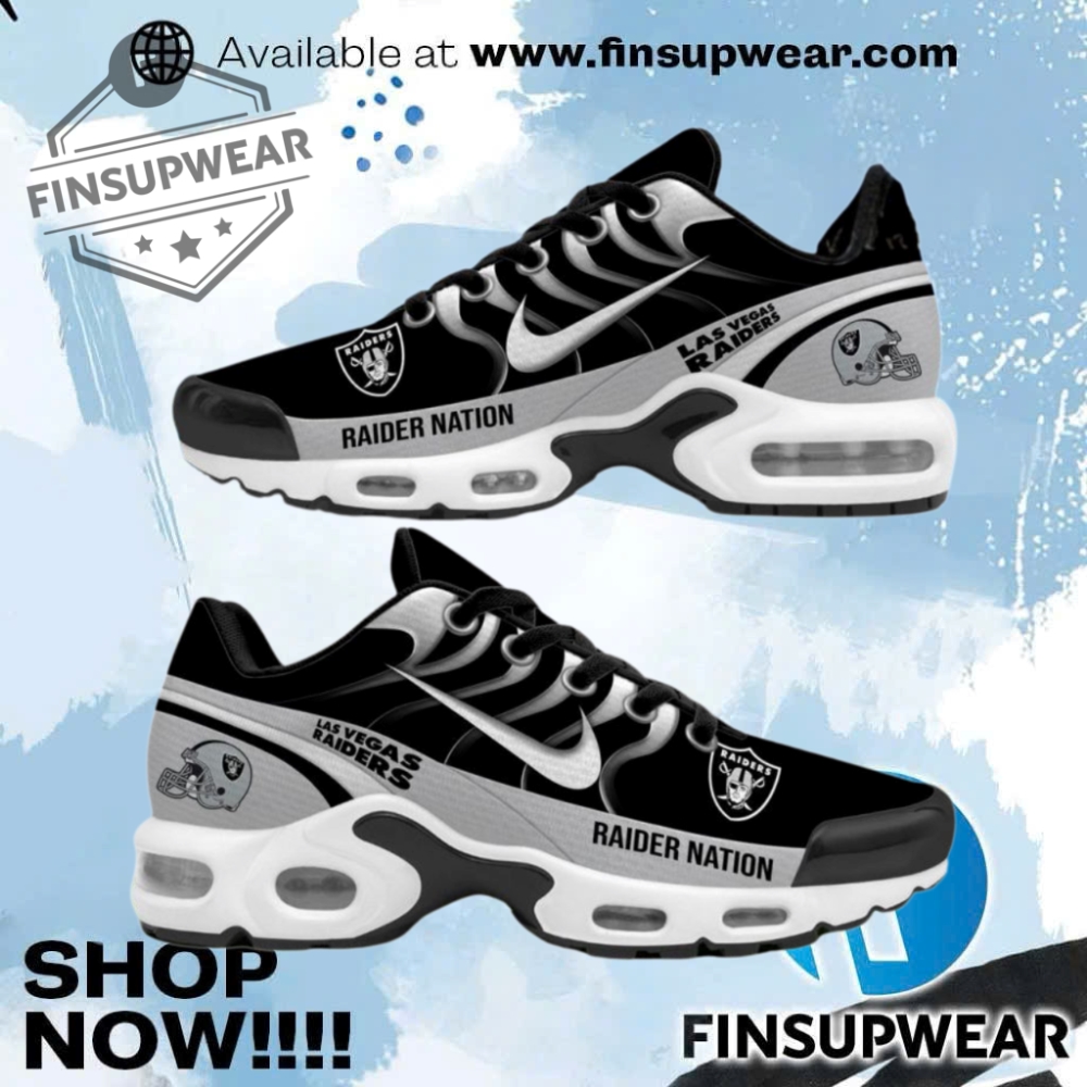 Nfl Las Vegas Raiders Official Team Edition Air Max Plus Shoes 1 NFL Las Vegas Raiders Official Team Edition Air Max Plus Shoes