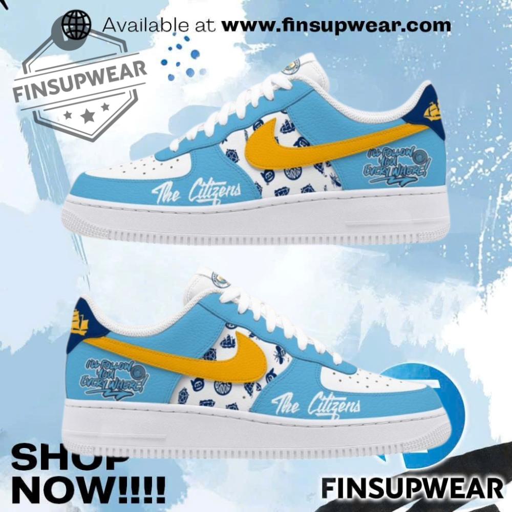 Manchester City Football Club 2025 The Citizens Tribute Air Force 1 1 Manchester City Football Club 2025 The Citizens Tribute Air Force 1
