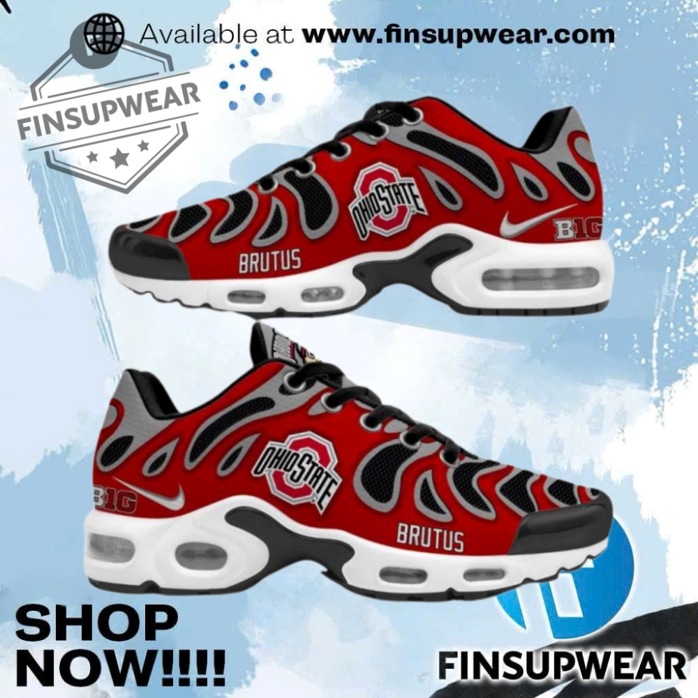 Ohio State Buckeyes Football Ncaa Team Spirit Custom Sneakers Air Max Shoes 1 Ohio State Buckeyes Football NCAA Team Spirit Custom Sneakers Air Max Shoes