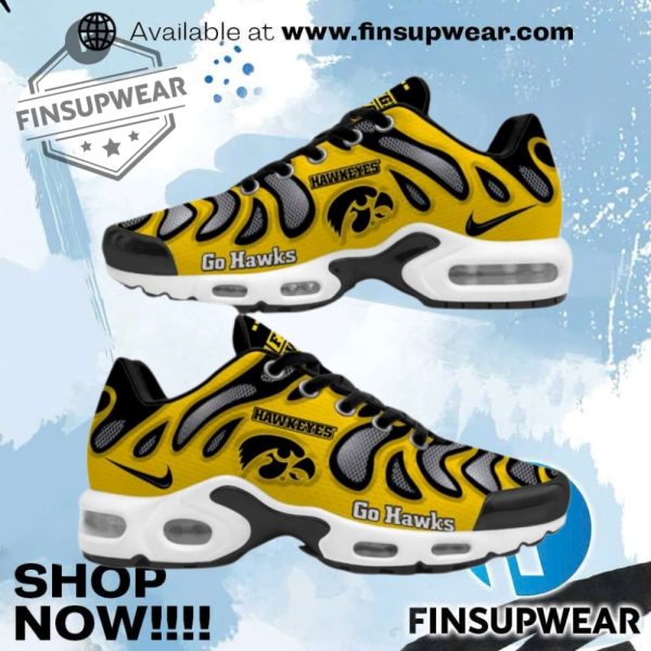 Iowa Hawkeyes Football Ncaa Team Spirit Custom Sneakers Air Max Shoes finsupwear 1
