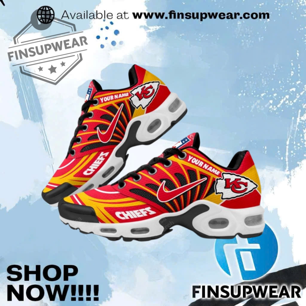 Kansas City Chiefs Football Nfl Team Spirit Custom Air Max Shoes 1 Kansas City Chiefs Football NFL Team Spirit Custom Air Max Shoes