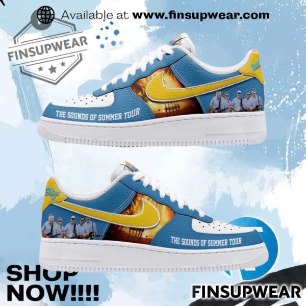 The Beach Boys 2025 Sounds Of Summer Concert Collector Sneakers Air Force 1 finsupwear 1