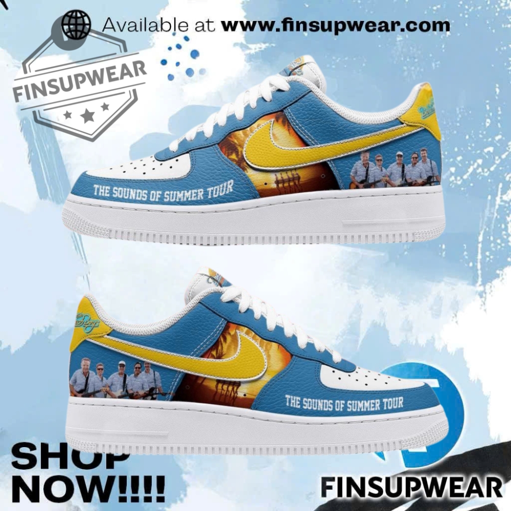The Beach Boys 2025 Sounds Of Summer Concert Collector Sneakers Air Force 1