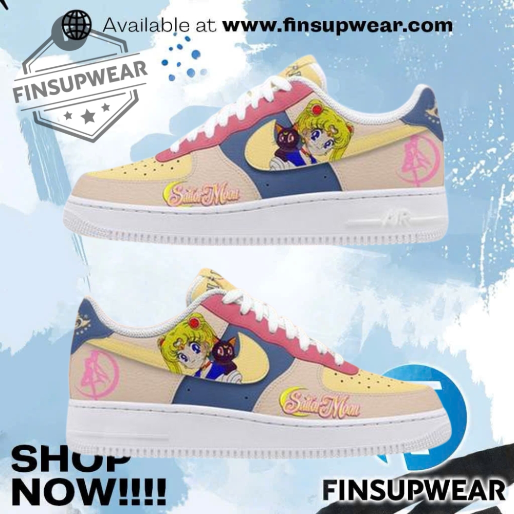 Sailor Moon Limited Edition Air Force 1 Shoes