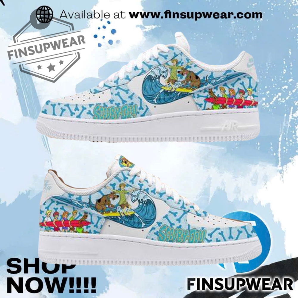 Scoobydoo Surface Up Limited Edition Air Force 1 Sneakers