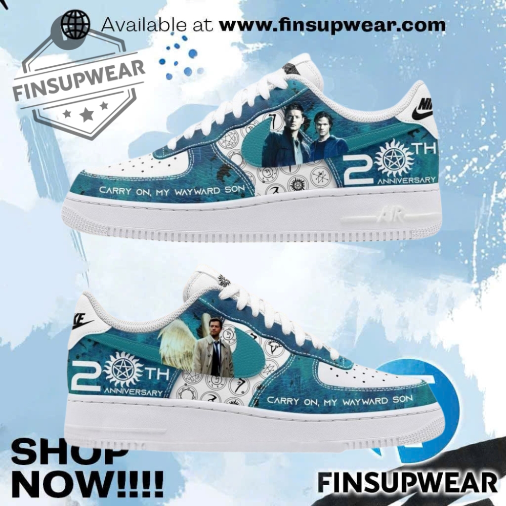 Supernatural 20Th Aniversary Limited Edition Air Force 1 Sneakers