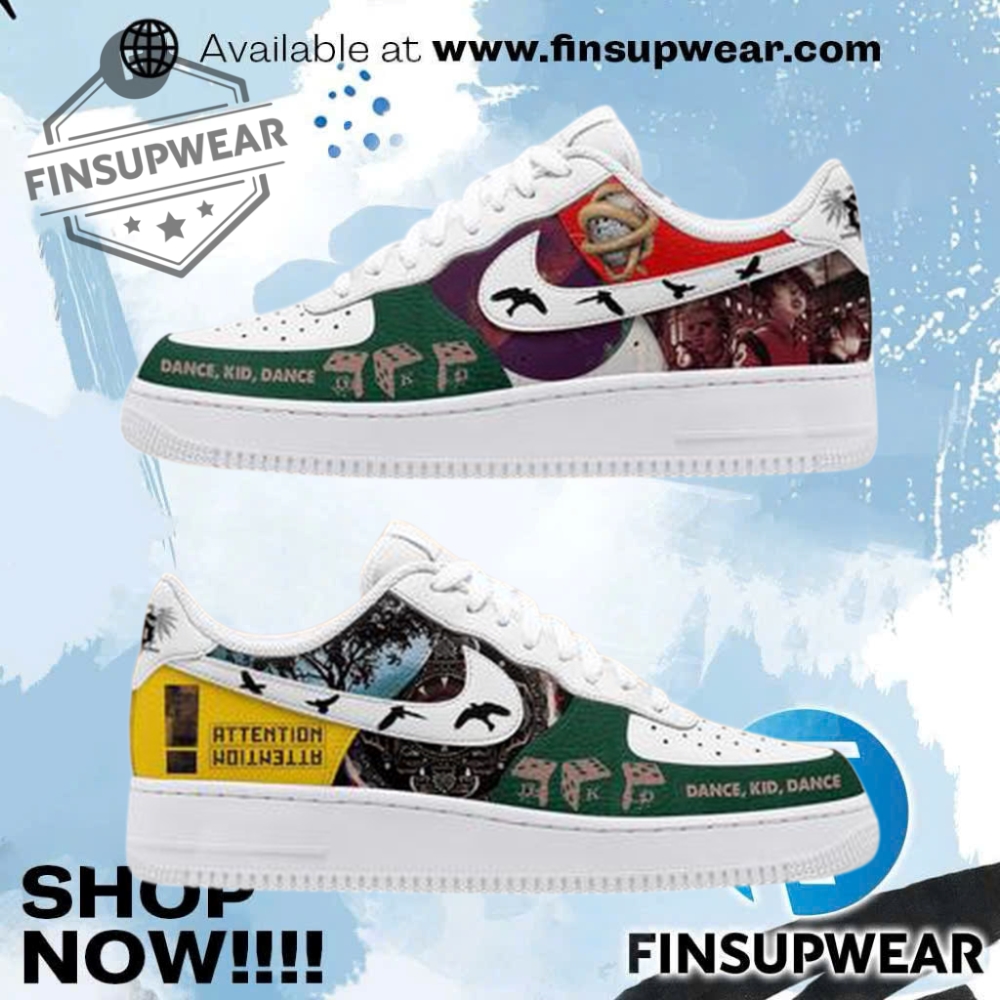 Shinedown Attention Limited Edidtion Air Force 1 Sneakers