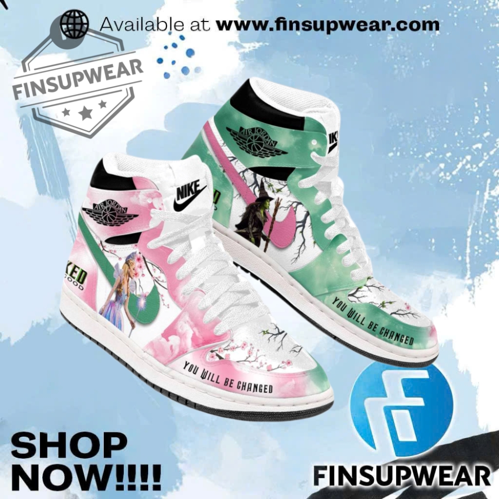 You Will Be Changed For Good Wicked Musical Exclusive Design Air Jordan 1