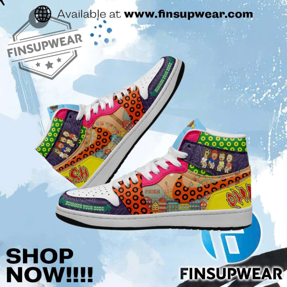 Phish Band Summer Tour 2025 Limited Edition Air Jordan 1 Sneaker
