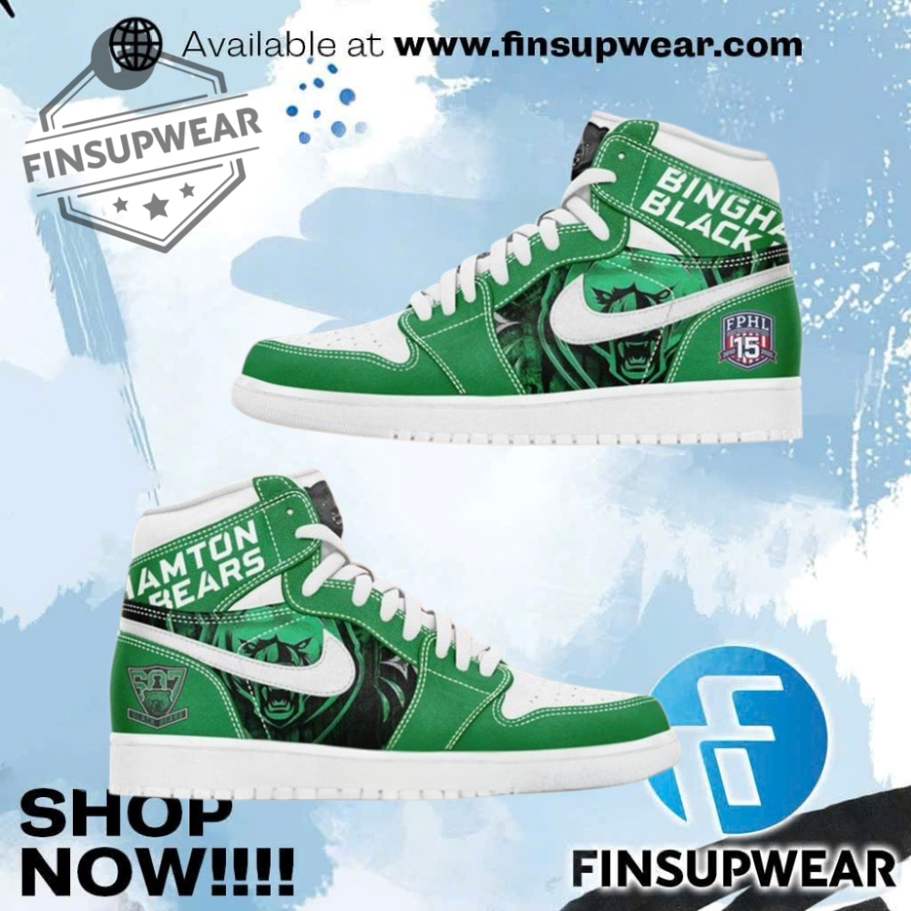 Binghamton Black Bears Special New 2025 Air Jordan 1 Shoes