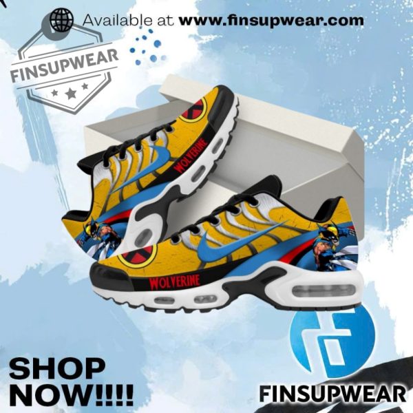 Wolverine Unleash Your Inner Superhero Air Max Plus Shoes finsupwear 1