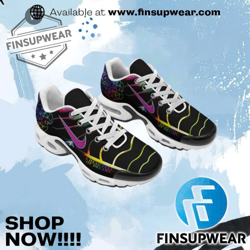 Coldplay Rock Band Embrace Music With Every Step Air Max Plus Shoes