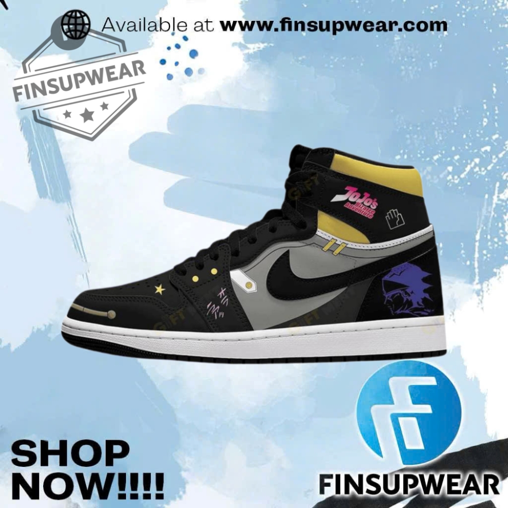 Jotaro Kujo Jojos Bizarre Adventure Air Jordan 1 Sneaker